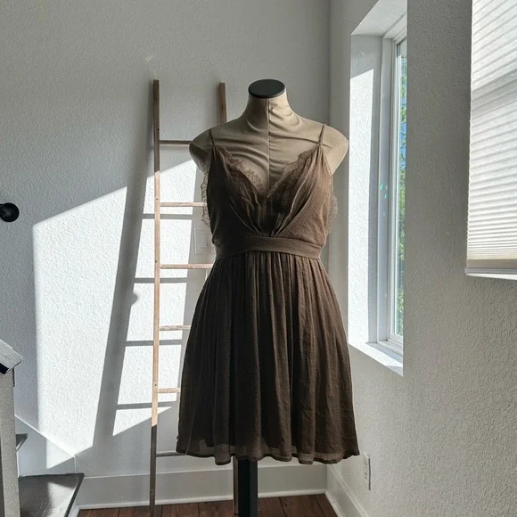 mustard seed grey dress Nwt Mustard Seed Dress sz Small S (4-6)